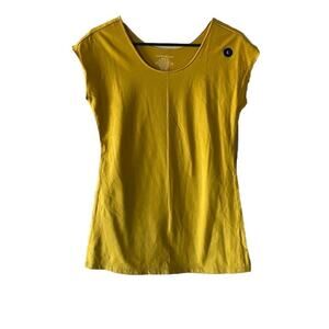 NWT Downeast Mustard Yellow Wonder Tee